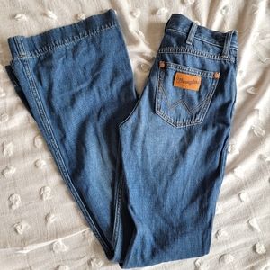 Wrangler High Rise Flare Jeans 25×34 Free People